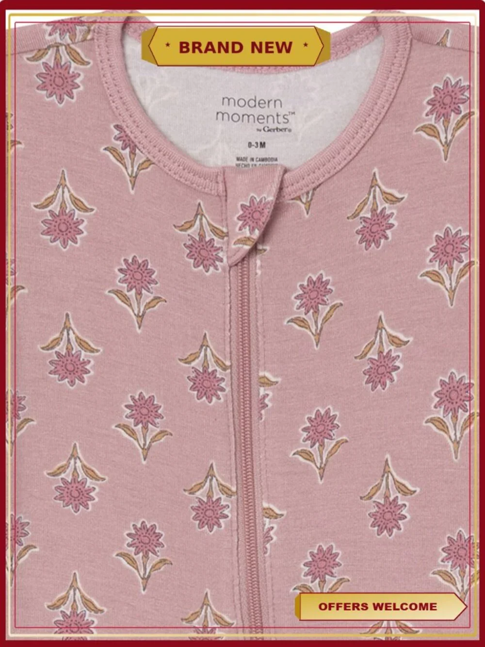 2-Pack Footed Pajamas Newborn-24M Viscose Sleep 'N Play